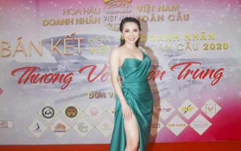 Hoa hậu Châu Ngọc Bích áp lực ngồi ghế nóng làm BGK cuộc thi Hoa hậu Doanh nhân Việt Nam Toàn cầu 2020